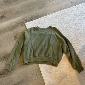Aerie long sleeve cropped crewneck